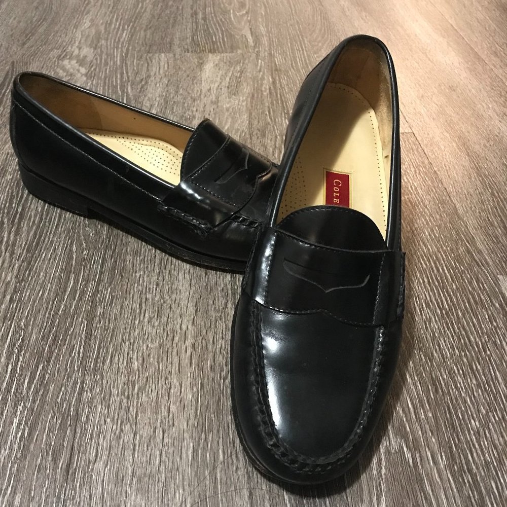 Size 12 Black Cole Haan Loafers.